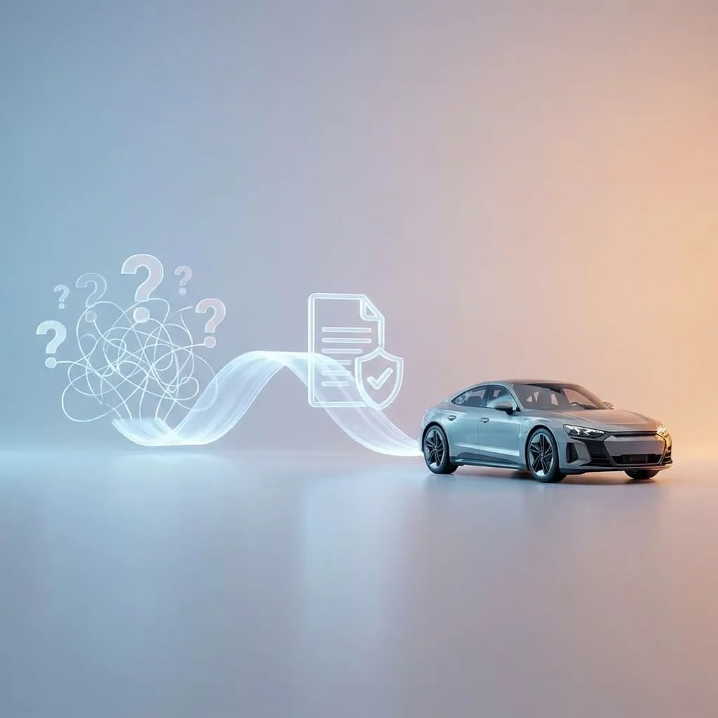 Driver reviewing car auto insurance quotes on phone showing changing and accurate pricing