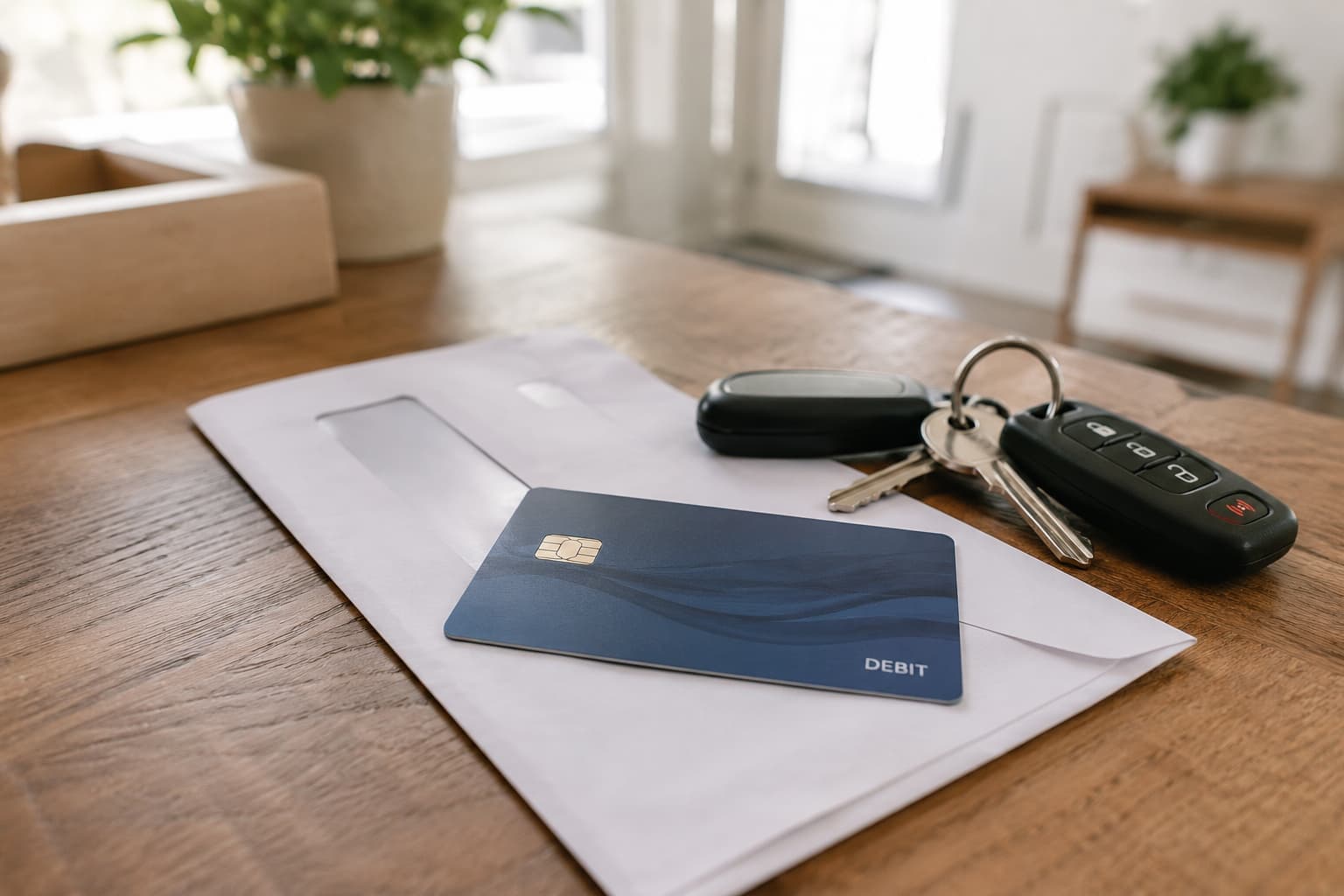Person updating a car insurance automatic payment after switching to a new bank account.