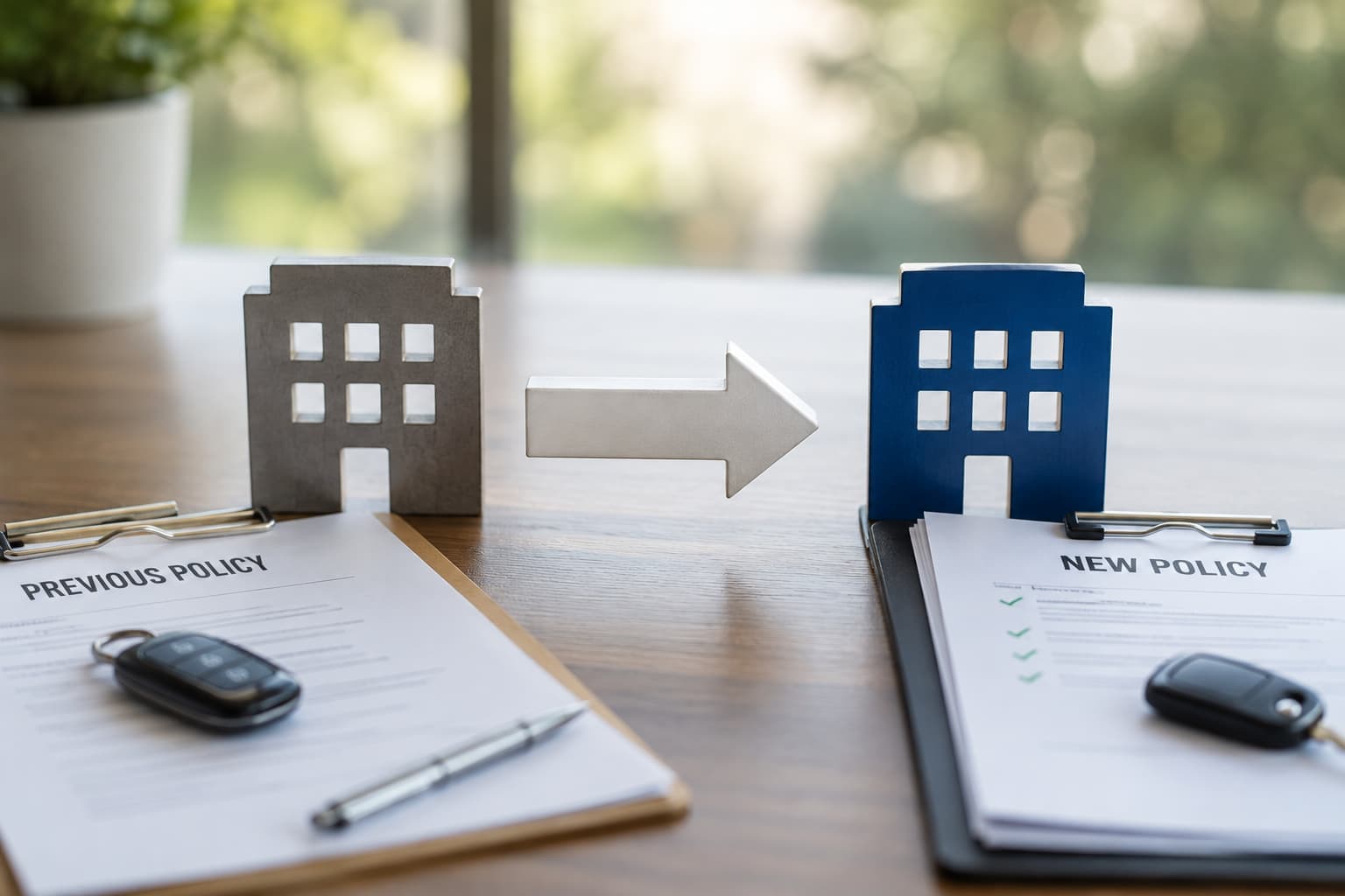 Driver switching auto insurance policies without creating a coverage gap.