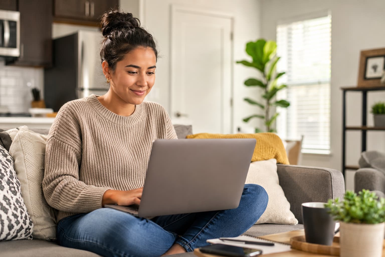 Budget-conscious driver comparing car insurance quotes online to find the cheapest rates